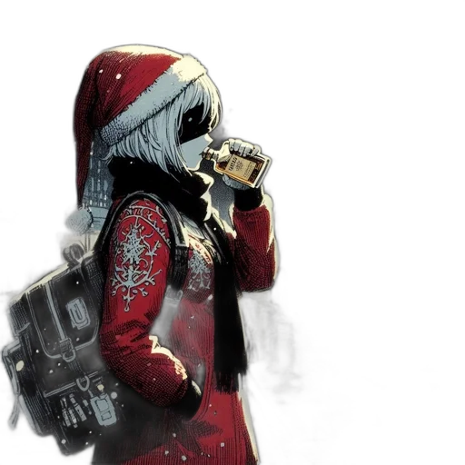 weapon, robot, mask, cyberpunk transparent PNG cut-out
