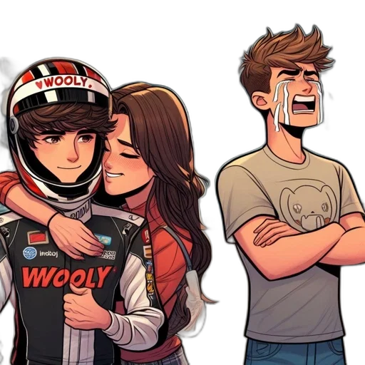 comic book art, cartoon, concept art, anime transparent PNG cut-out