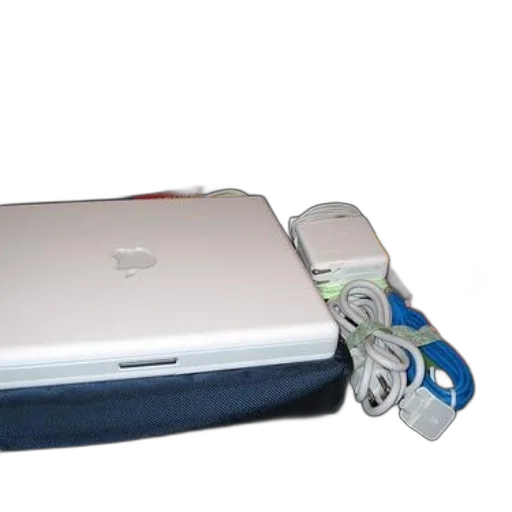 laptop, apple, logo, sits transparent PNG cut-out