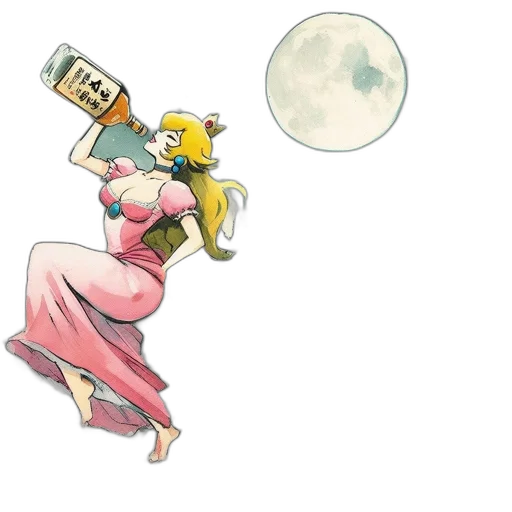 dress, staff, bottle, weapon transparent PNG cut-out