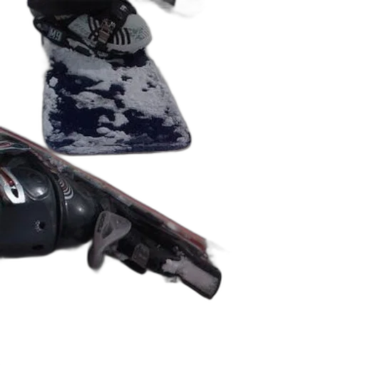 weapon, shoes, 3d render, snowboarder transparent PNG cut-out