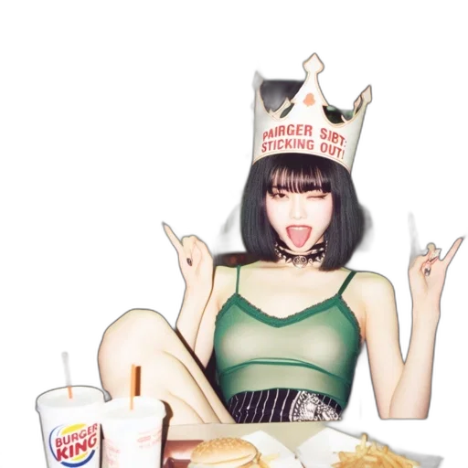 food, crown, dress, creature transparent PNG cut-out
