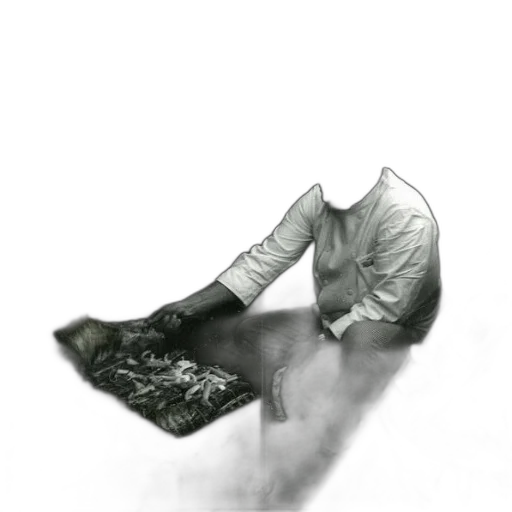 shoes, staff, weapon, mask transparent PNG cut-out