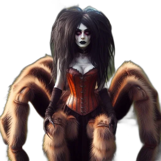 creature, hair, animal, concept art transparent PNG cut-out
