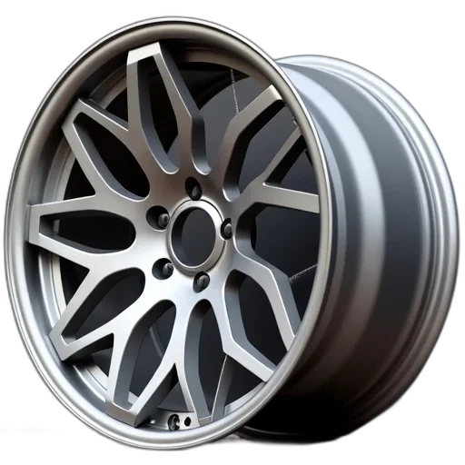18x8, 120, brushed, titanium transparent PNG cut-out