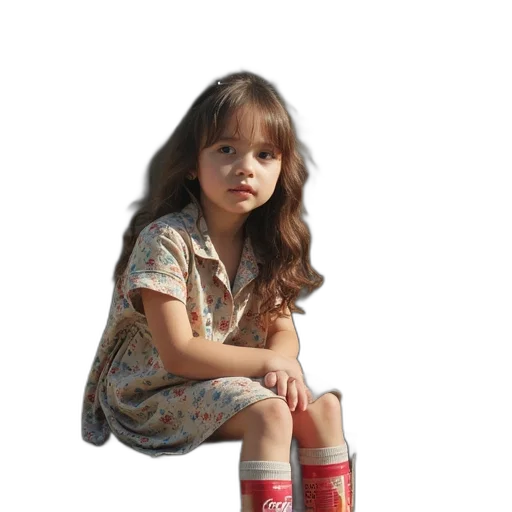 shoes, dress, face, photorealistic transparent PNG cut-out
