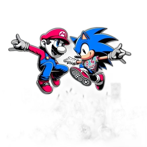 concept art, pixel art, 3d render, comic book art transparent PNG cut-out