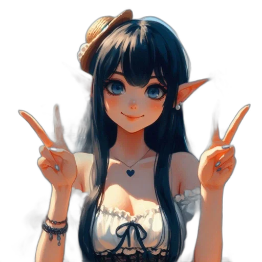 staff, dress, face, weapon transparent PNG cut-out