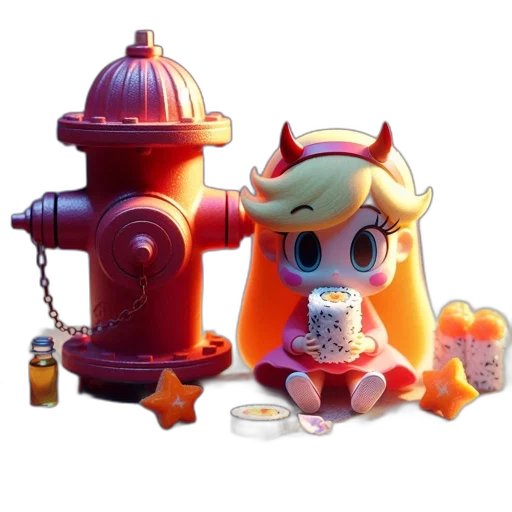 robot, staff, weapon, crown transparent PNG cut-out