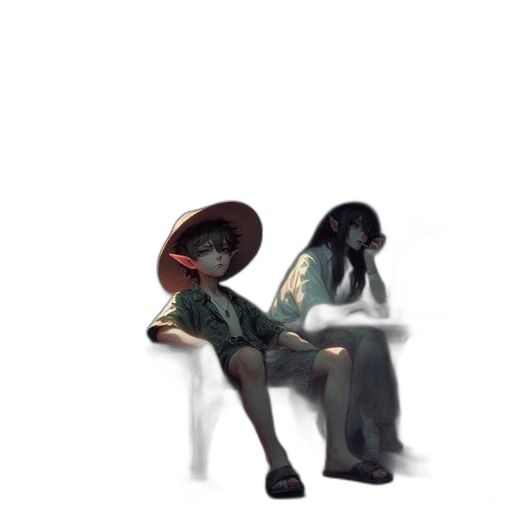 hat, shoes, umbrella, mask transparent PNG cut-out
