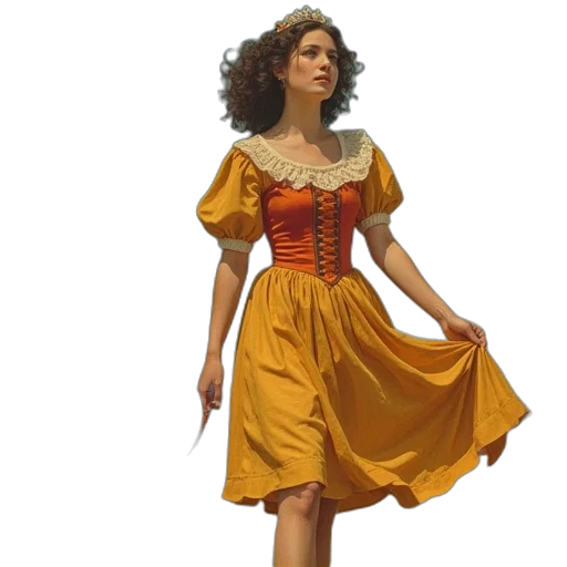 dress, concept art, fantasy art, photorealistic transparent PNG cut-out