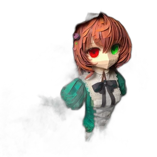 mask, creature, robot, staff transparent PNG cut-out