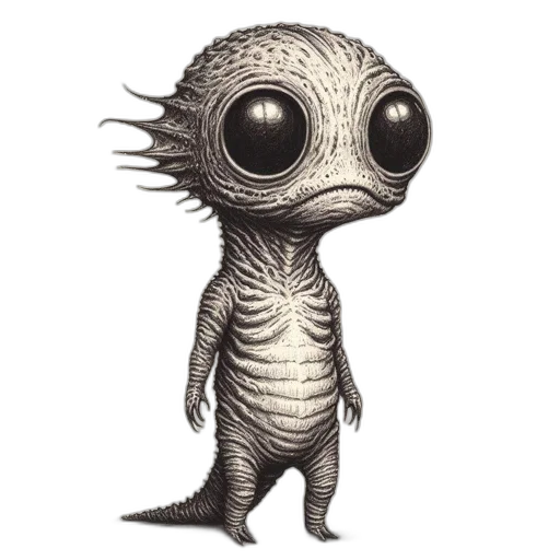 creature, robot, animal, staff transparent PNG cut-out