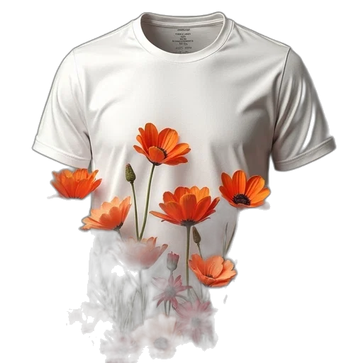 flower, dress, photorealistic, 3d render transparent PNG cut-out