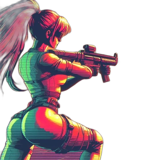 weapon, robot, cyberpunk, concept art transparent PNG cut-out