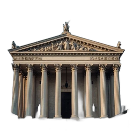 building, dress, 3d render, photorealistic transparent PNG cut-out