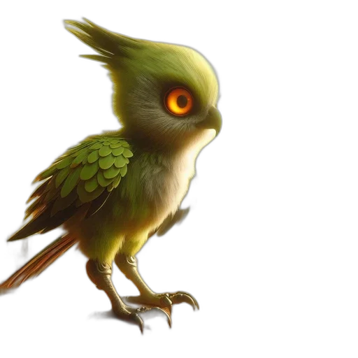 creature, animal, dragon, staff transparent PNG cut-out