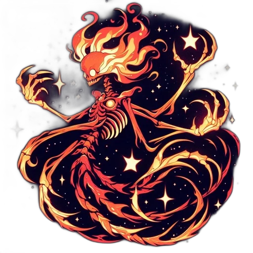 dragon, staff, creature, fantasy art transparent PNG cut-out