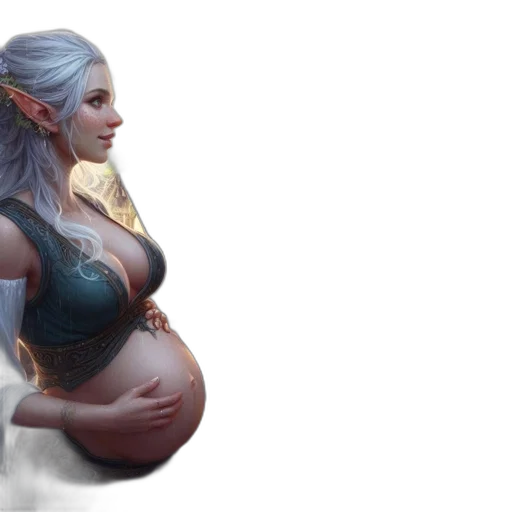 fantasy art, concept art, 3d render, photorealistic transparent PNG cut-out