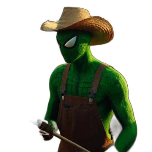 animal, hat, weapon, staff transparent PNG cut-out