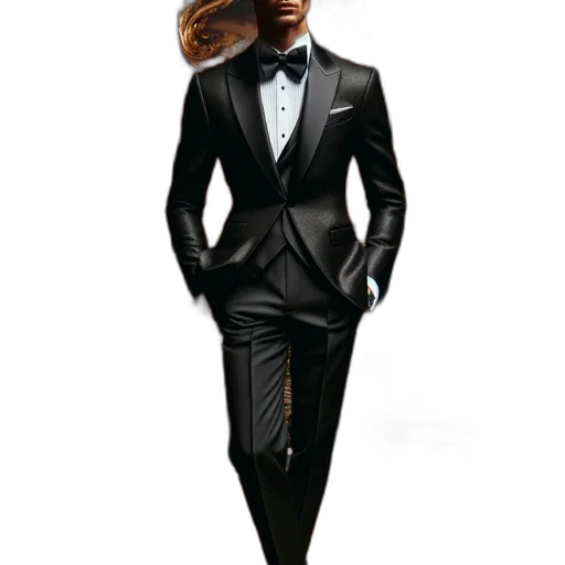 staff, hair, jacket, dress transparent PNG cut-out