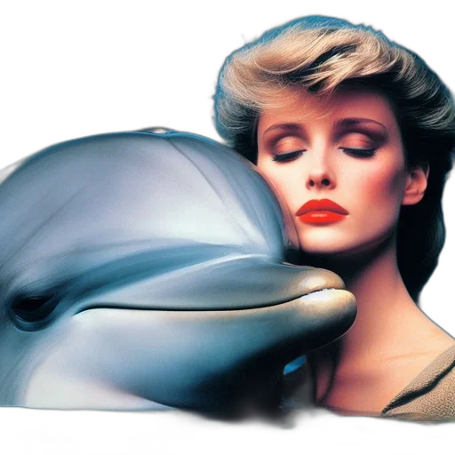animal, robot, creature, vaporwave transparent PNG cut-out