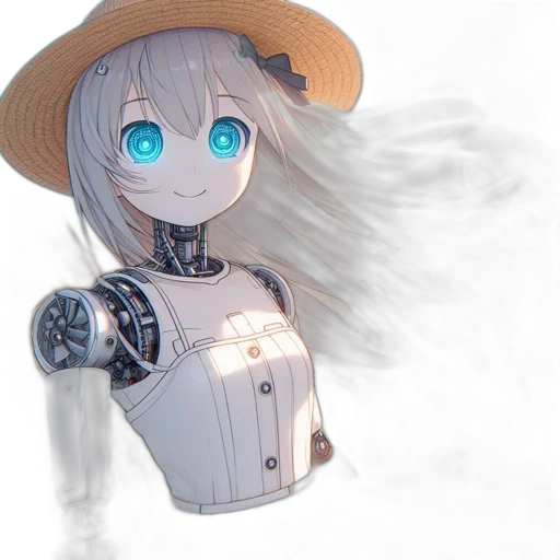 robot, weapon, hat, creature transparent PNG cut-out
