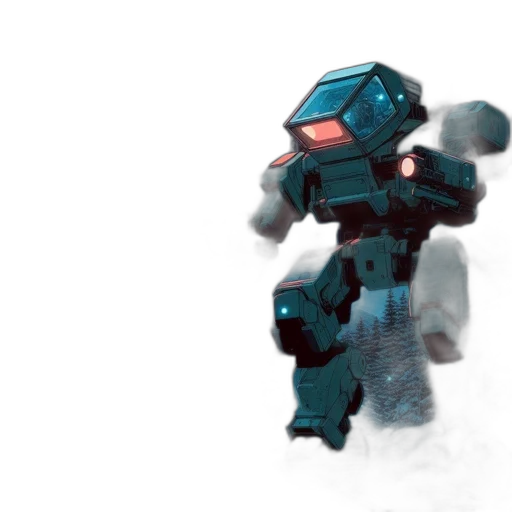robot, weapon, creature, concept art transparent PNG cut-out