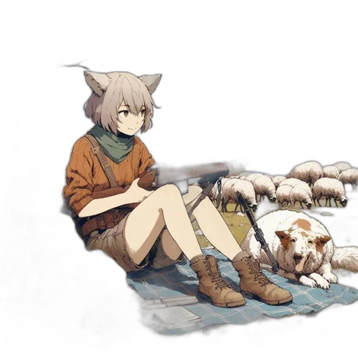 animal, weapon, creature, staff transparent PNG cut-out