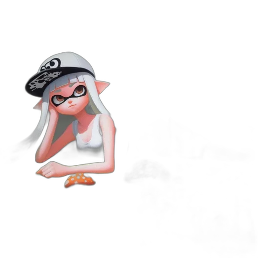 hat, mask, creature, staff transparent PNG cut-out