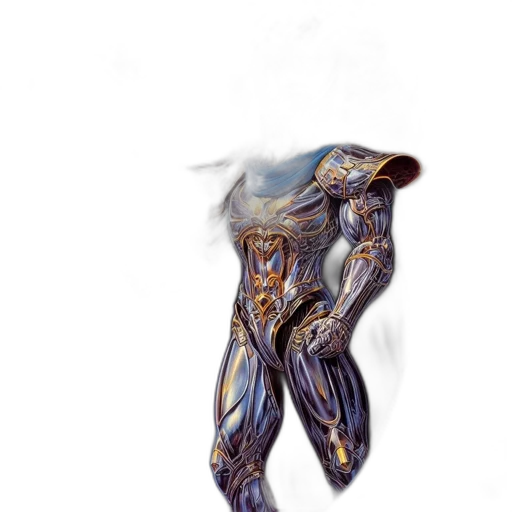 robot, weapon, staff, mask transparent PNG cut-out