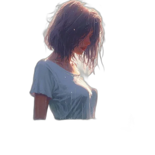 dress, hair, face, mask transparent PNG cut-out