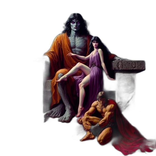 concept art, fantasy art, comic book art, pixel art transparent PNG cut-out