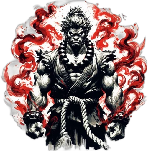 dragon, staff, comic book art, concept art transparent PNG cut-out