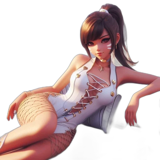 dress, concept art, fantasy art, 3d render transparent PNG cut-out