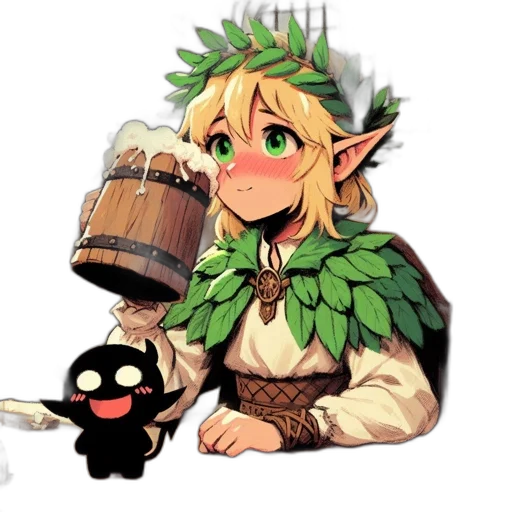 dragon, staff, food, pixel art transparent PNG cut-out