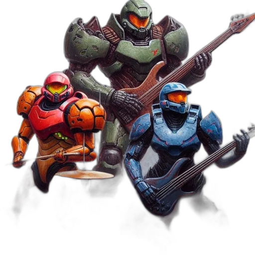 robot, concept art, pixel art, comic book art transparent PNG cut-out