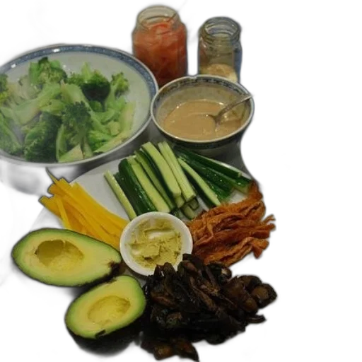 food, table, variety, dishes transparent PNG cut-out