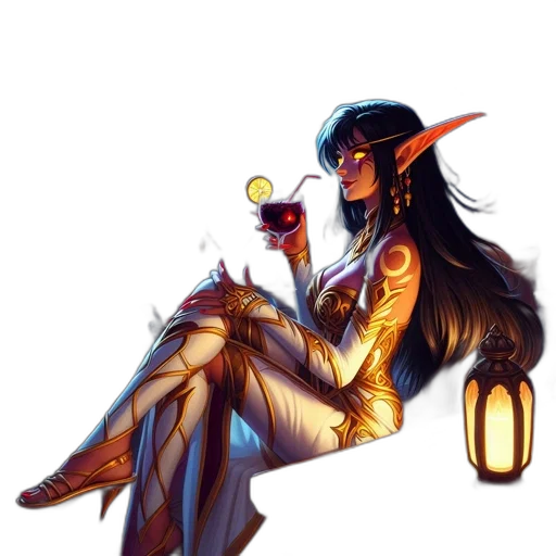 staff, jewelry, dragon, fantasy art transparent PNG cut-out