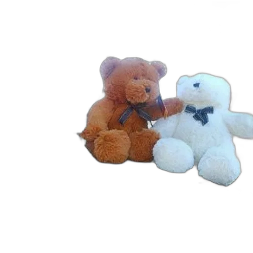 3d render, three, stuffed, teddy transparent PNG cut-out