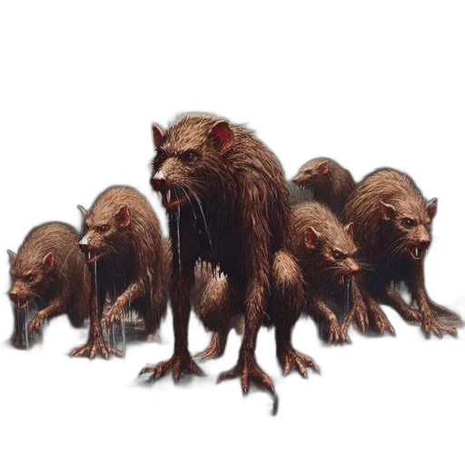 creature, animal, staff, concept art transparent PNG cut-out