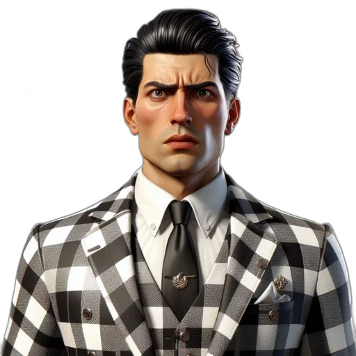 jacket, face, animal, staff transparent PNG cut-out