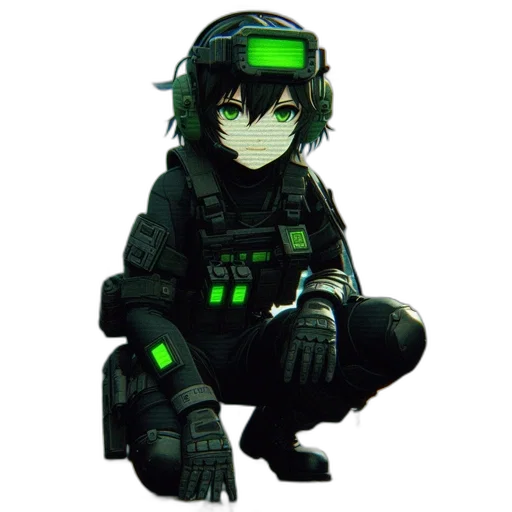 robot, weapon, staff, creature transparent PNG cut-out