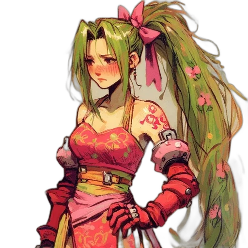 dress, staff, dragon, fantasy art transparent PNG cut-out