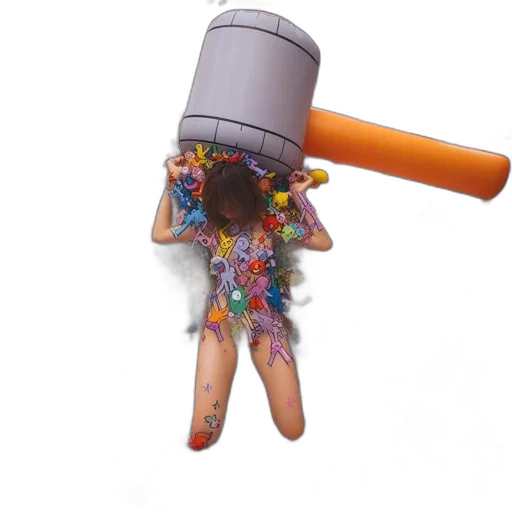 umbrella, staff, robot, weapon transparent PNG cut-out