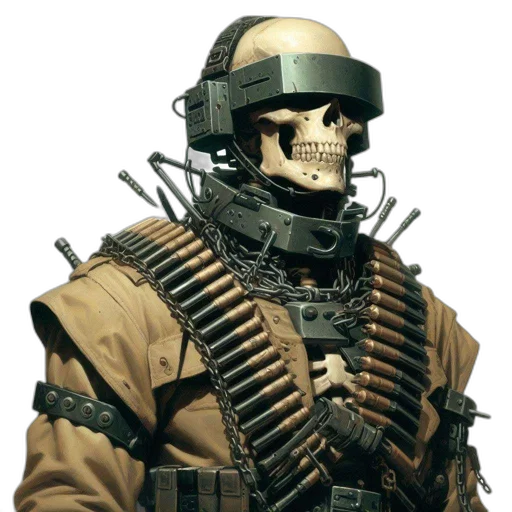 weapon, mask, face, robot transparent PNG cut-out