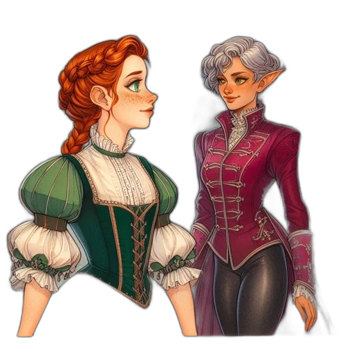 dress, concept art, fantasy art, pixel art transparent PNG cut-out