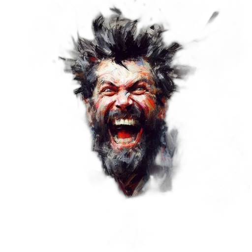 face, hair, creature, mask transparent PNG cut-out