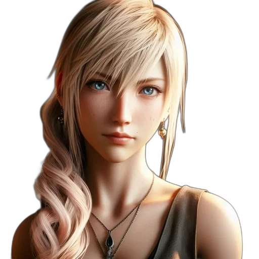 face, jewelry, staff, dress transparent PNG cut-out