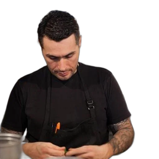 staff, food, chef, black transparent PNG cut-out